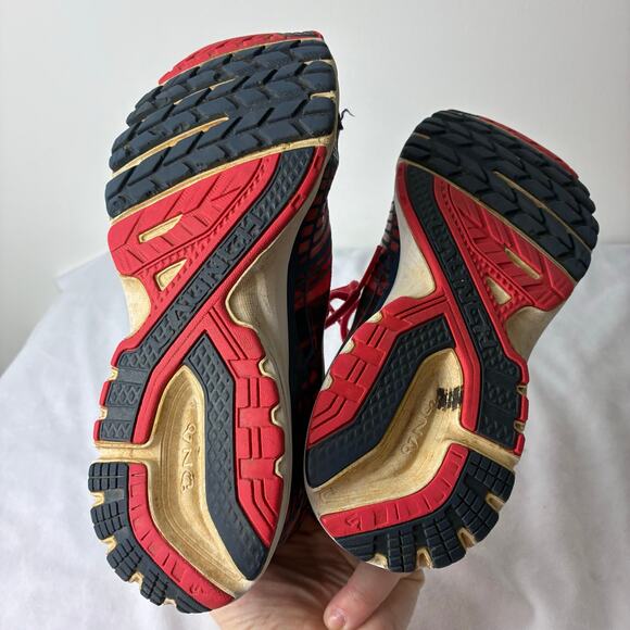 Brooks Launch 3 Running Training Sneakers Shoes Women’s 8 Athletic READ Blue Red - Picture 14 of 15
